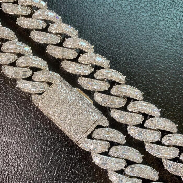 1747074808 icediamond 18k 25mm luxury brilliant baguette cz diamond bubble cuban chain necklace gold plated iced out micro pave 5a zirconia hip hop jewelry for men.jpg
