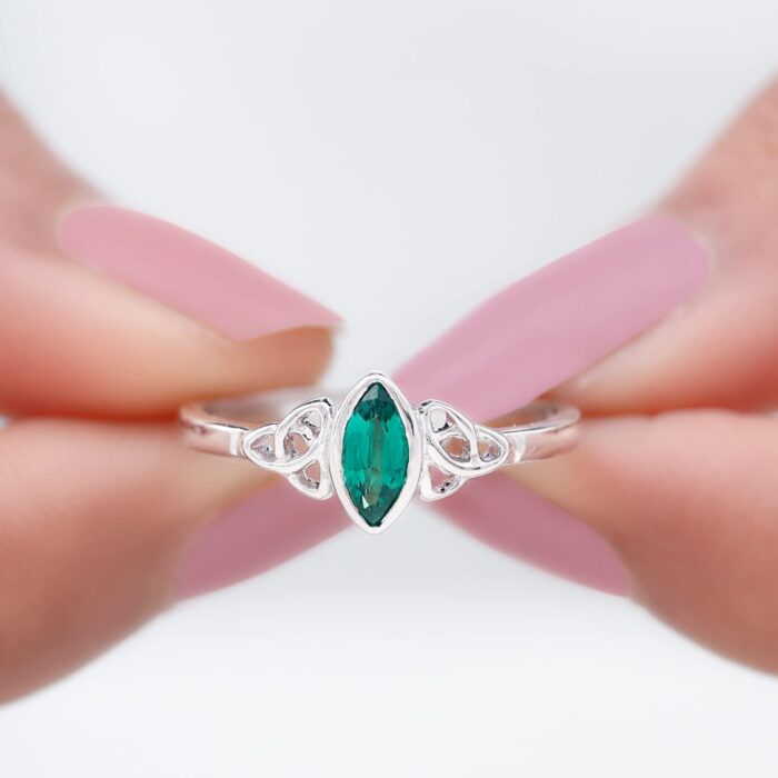 1747083439 certified lab grown emerald promise ring aaaa quality emerald celtic knot ring ready to gift.jpg