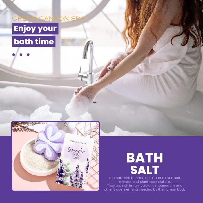 1747089240 green canyon spa gift baskets for women 11pcs lavender bath gift sets with body lotionessential oilspa gifts for womenmothers day gift sets for herbath sets for her gifts.jpg