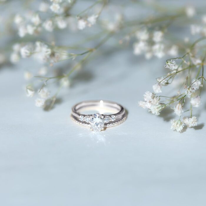 1747090809 certified lab grown diamond bridal ring set ef vs quality 5x7mm oval diamond engagement ring with wedding band ready to gift.jpg