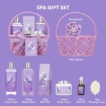 1747096618 mothers day gifts for mom 8 pcs lavender bath body gift set for women spa gift basket with bath bomb christmas birthday gifts self care pampering gifts for her all occasion holiday present.jpg