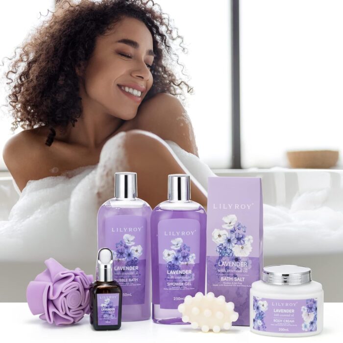 1747096621 mothers day gifts for mom 8 pcs lavender bath body gift set for women spa gift basket with bath bomb christmas birthday gifts self care pampering gifts for her all occasion holiday present.jpg