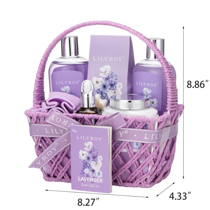 1747096623 mothers day gifts for mom 8 pcs lavender bath body gift set for women spa gift basket with bath bomb christmas birthday gifts self care pampering gifts for her all occasion holiday present.jpg