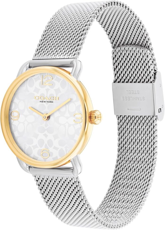 1747096741 coach elliot womens watch and jewelry gift set adjustable slider bracelet signature charm 2h quartz watch mesh bracelet 3atm water resistant designed for day or night 28mm.jpg