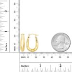 1747096863 14k yellow gold high polished oval hoop earrings with hinged clasp various sizes design yellow gold hoops solid 14k gold earrings gold for women.jpg
