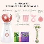 1747100299 facial steamer self care gift kit nano ionic face steamer deep cleaning unclogs pores humidifier hot mist spa gifts for women with 17 skin care tools basic glow essentials.jpg