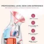 1747100300 facial steamer self care gift kit nano ionic face steamer deep cleaning unclogs pores humidifier hot mist spa gifts for women with 17 skin care tools basic glow essentials.jpg