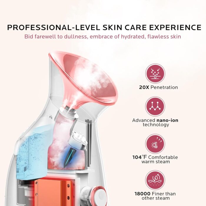 1747100300 facial steamer self care gift kit nano ionic face steamer deep cleaning unclogs pores humidifier hot mist spa gifts for women with 17 skin care tools basic glow essentials.jpg