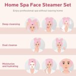 1747100305 facial steamer self care gift kit nano ionic face steamer deep cleaning unclogs pores humidifier hot mist spa gifts for women with 17 skin care tools basic glow essentials.jpg