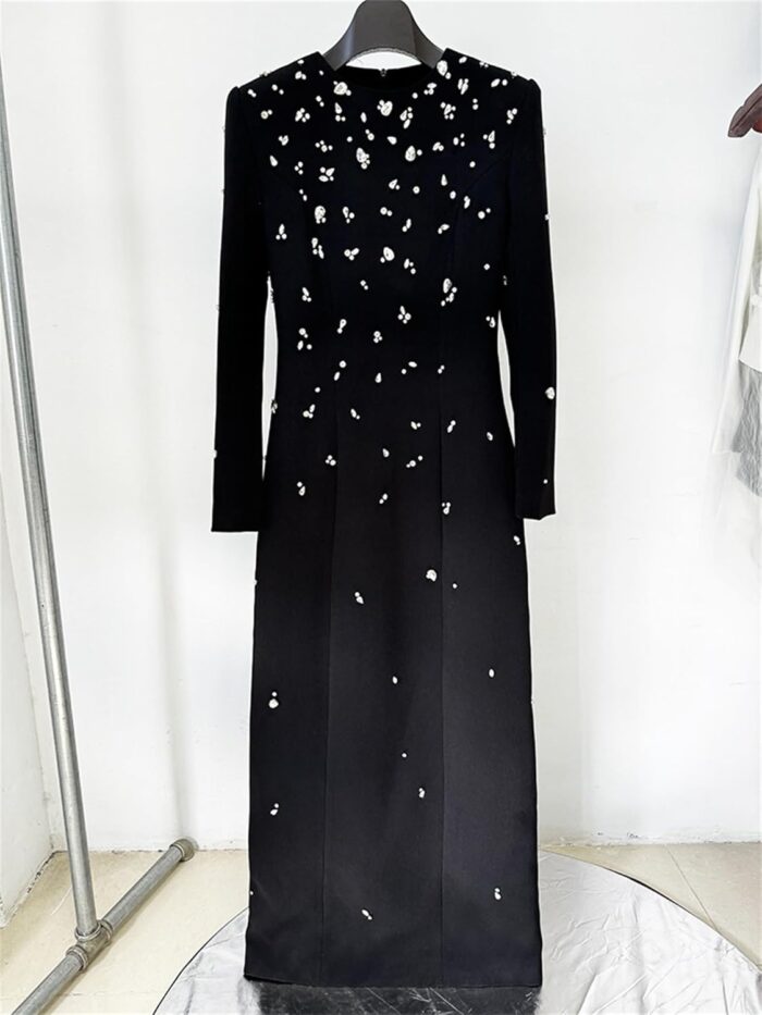 1747100901 2025 designer fashion womens rhinestone diamonds beaded long maxi dress formal party evening gowns.jpg