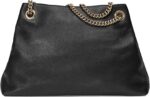 1747101382 gucci soho medium black double leather chain shoulder bag tote black gold new.jpg