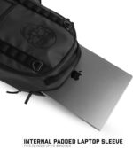 1747109314 gymreapers gravestone 21l backpack travel gym bag water resistant lightweight laptop sleeve carry on luggage for men women gunmetal.jpg