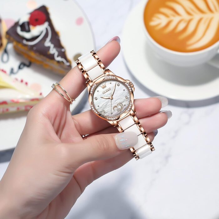 1747111404 olevs womens automatic watch premium large face diamond accented self winding watches for women fashion waterproof ladies dress watch two tone stainless steel ceramic bracelet.jpg