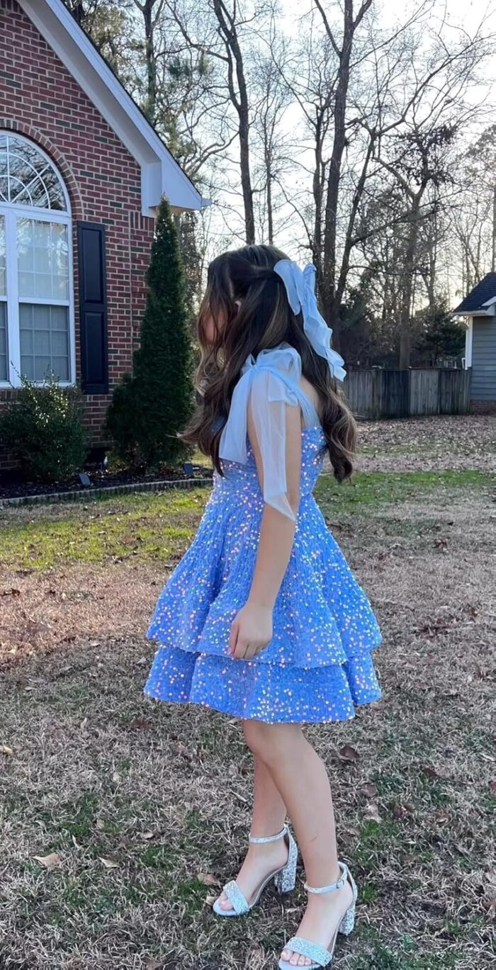 1747115538 short homecoming dresses for teens 2025 sequins prom dress with bow lw012.jpg