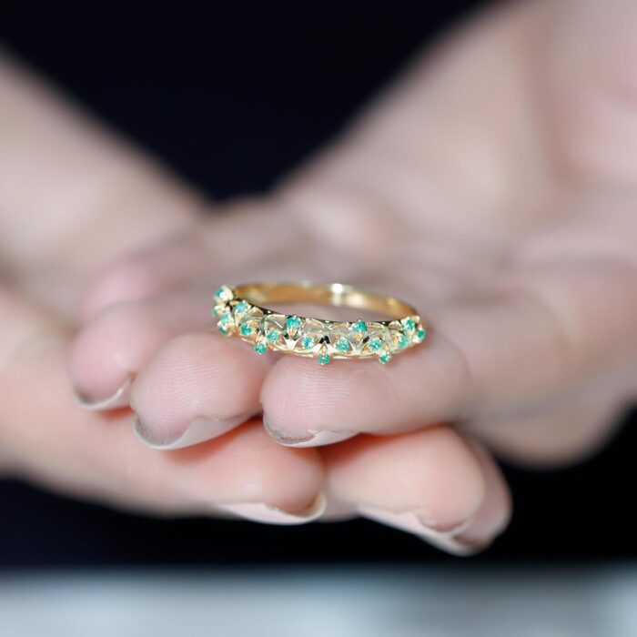 1747123681 certified emerald half eternity filigree band ring for women aaa quality natural emerald wedding band ring ready to gift.jpg
