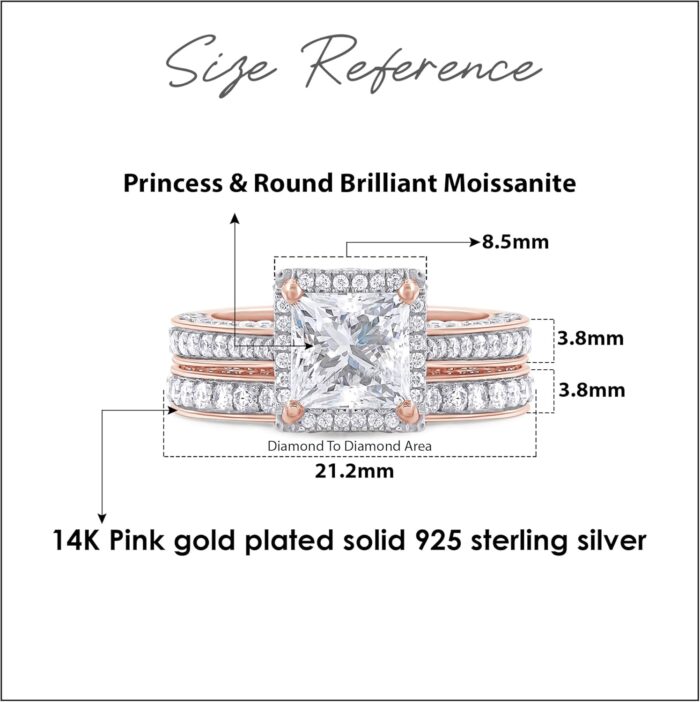 1747126142 2 cttw princess cut lab created moissanite halo bridal set engagement ring for women in 14k gold plated sterling silver vvs1 clarity 2cttw.jpg