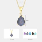 1747127478 14k gold labradorite necklace 14k solid yellow gold dainty teardrop shape pendant with thin 14k gold chain march birthstone 7x10mm teardrop gemstone handmade birthday gift for classy women.jpg