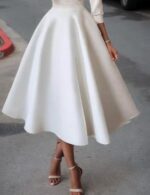 1747130257 elegant a line evening dresses v neck tea length half sleeve wedding guest dress with draping 2025.jpg