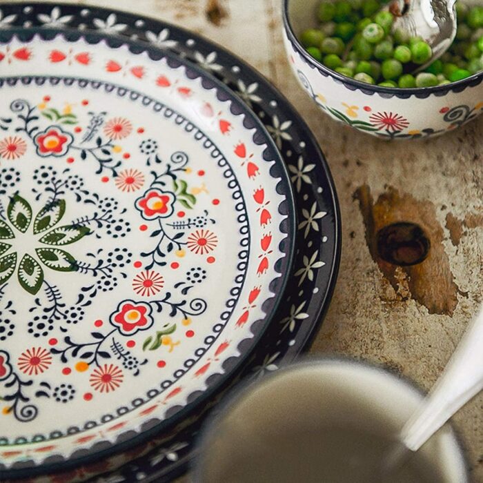 1747131241 temkin high end dinner setceramics dinnerware set ethnic print painting porcelain dinner set of 31 hand painted cereal bowl and steak plate set for wedding gifts.jpg