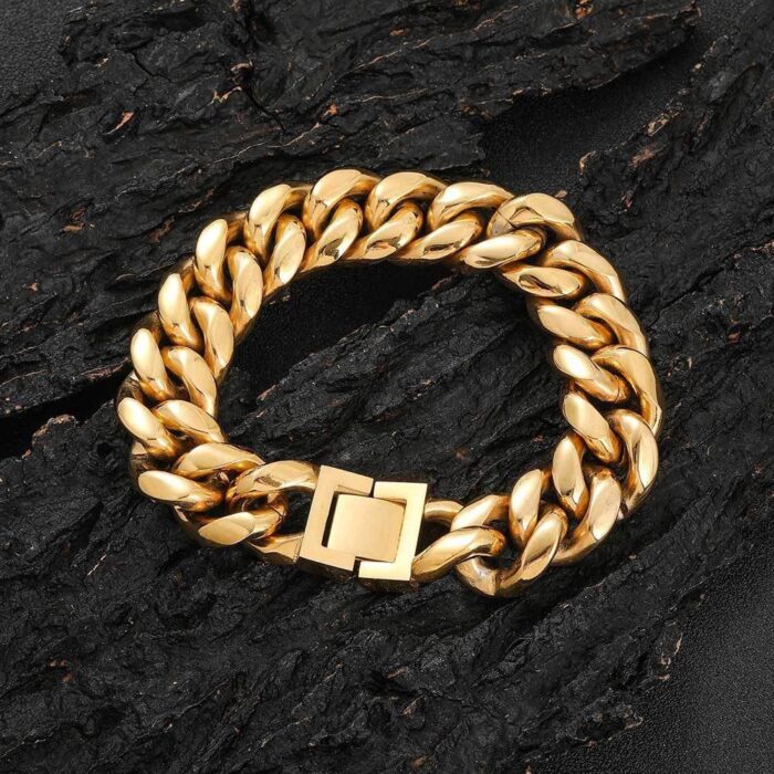 1747134854 solid 18k gold mens and womens bracelet miami cuban chain bracelet fashionable decoration valentines daybirthdaychristmas gift box.jpg