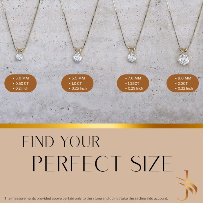 1747137281 14k solid white or yellow gold lab grown moissanite solitaire pendant necklace double loop bail round cushion oval cut pendant only fine jewelry luxury gift.jpg