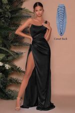 1747137636 ymsha one shoulder prom dresses with slit pleated satin mermaid formal evening dress yms248.jpg