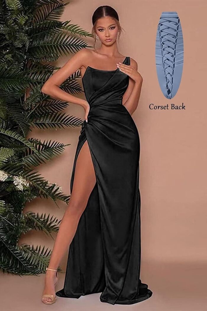 1747137636 ymsha one shoulder prom dresses with slit pleated satin mermaid formal evening dress yms248.jpg