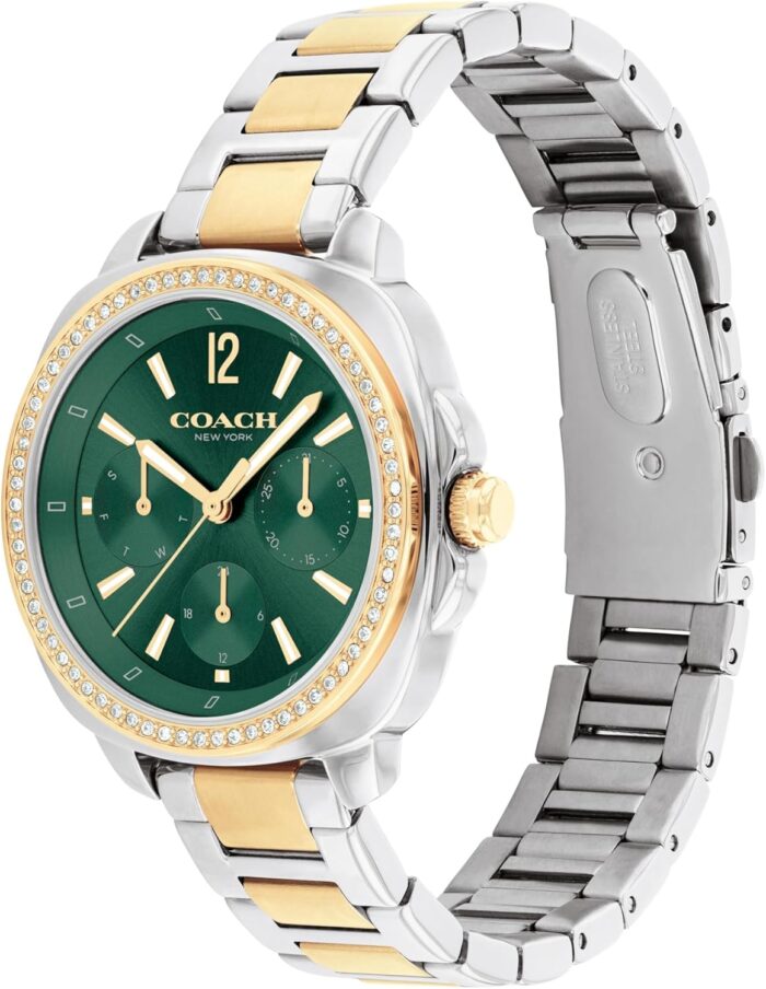1747140905 coach kitt womens quartz multifunction watch stainless steel bracelet water resistant to 3atm chic and versatile timepiece gift for her 34mm.jpg