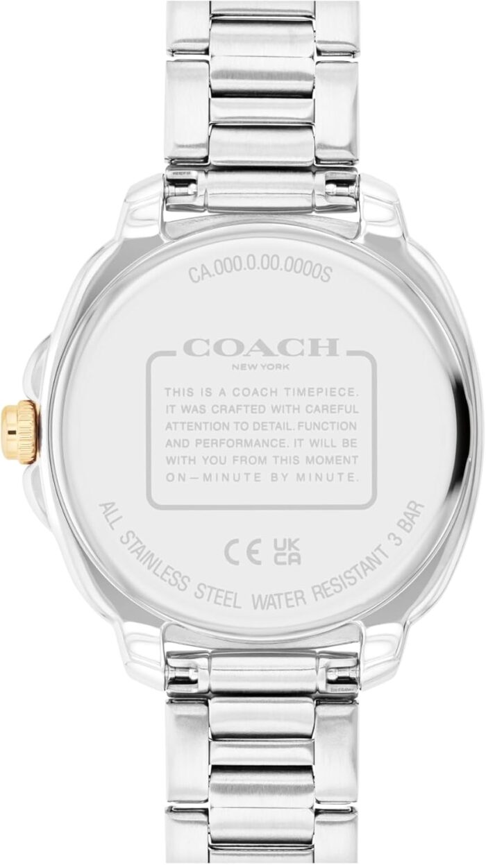 1747140906 coach kitt womens quartz multifunction watch stainless steel bracelet water resistant to 3atm chic and versatile timepiece gift for her 34mm.jpg