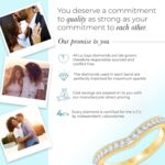 1747141031 la joya 14 12 ct. tw. v shaped womens lab grown diamond band rings in 10k solid gold certified gh vssi lab grown diamond anniversary ring stacking ring and wedding bands for women.jpg