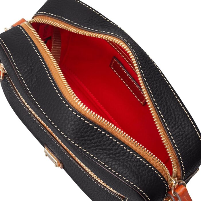 1747142115 dooney bourke womens camera zip crossbody in pebble grain leather small handbag with adjustable shoulder strap.jpg