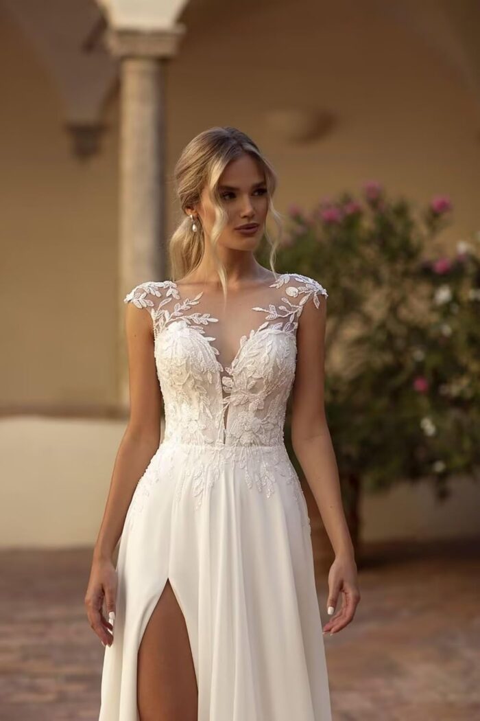 1747145022 lace wedding dresses for bride 2025 tulle beaded with split bridal gowns long.jpg