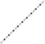 1747149755 jewels by lux sterling silver sterling silver womens round lab created blue sapphire tennis bracelet 3 14 cttw.jpg