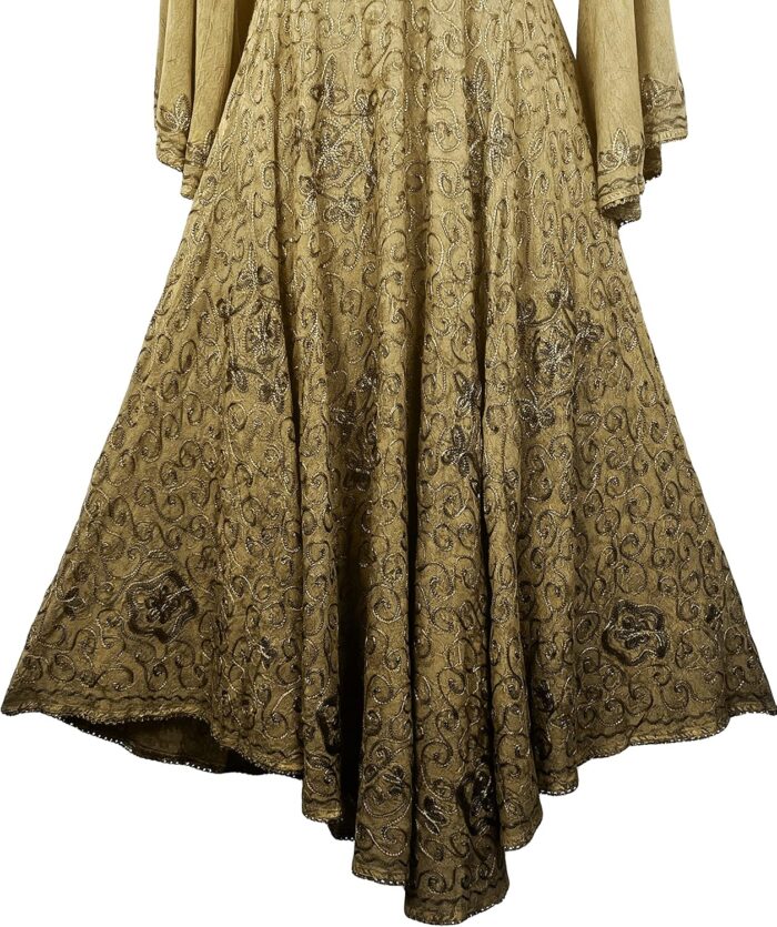 1747152561 agan traders womens 2025 sping bohemian medieval renaissance embroidered bell sleeve flared calf length dress gown.jpg