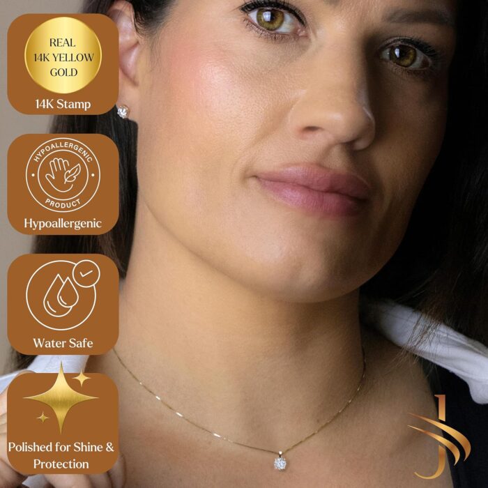 1747156040 14k solid white or yellow gold lab grown moissanite solitaire pendant necklace dangle bail round cushion oval cut pendant only or necklace fine jewelry luxury gift.jpg