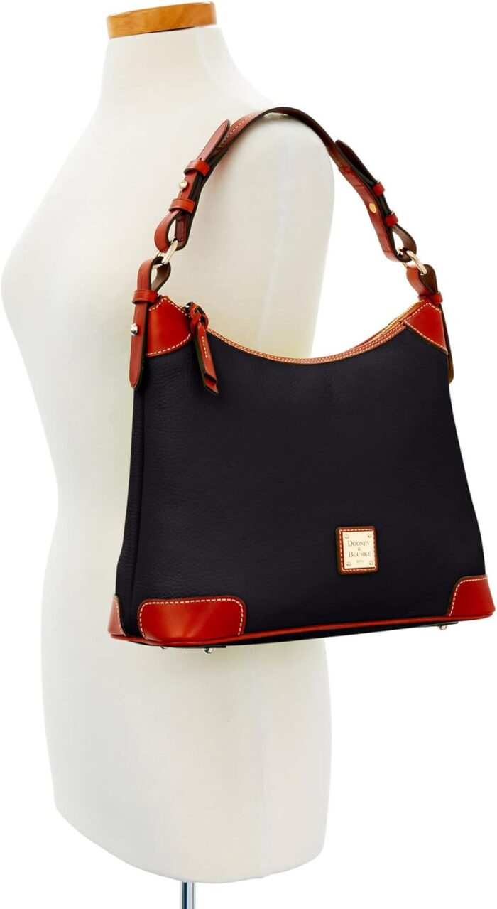 1747156916 dooney bourke womens hobo shoulder bag in pebble grain leather large handbag with adjustable shoulder strap.jpg