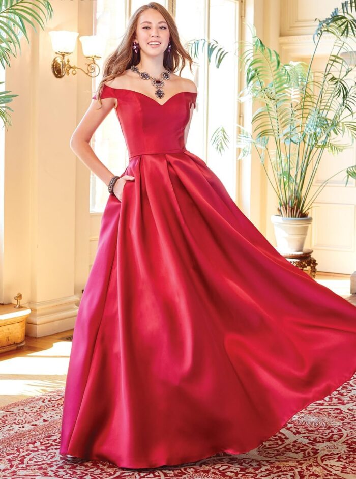 1747159936 clothfun off shoulder prom dresses long ball gowns satin formal dresses for women evening gowns with pockets.jpg