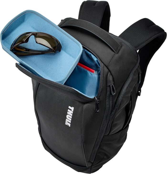 1747161171 thule accent laptop backpack new fits macbook hardshell protective compartment quick access front pocket side zipper pocket 100 recycled fabric hidden back pocket.jpg