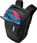 1747161173 thule accent laptop backpack new fits macbook hardshell protective compartment quick access front pocket side zipper pocket 100 recycled fabric hidden back pocket.jpg