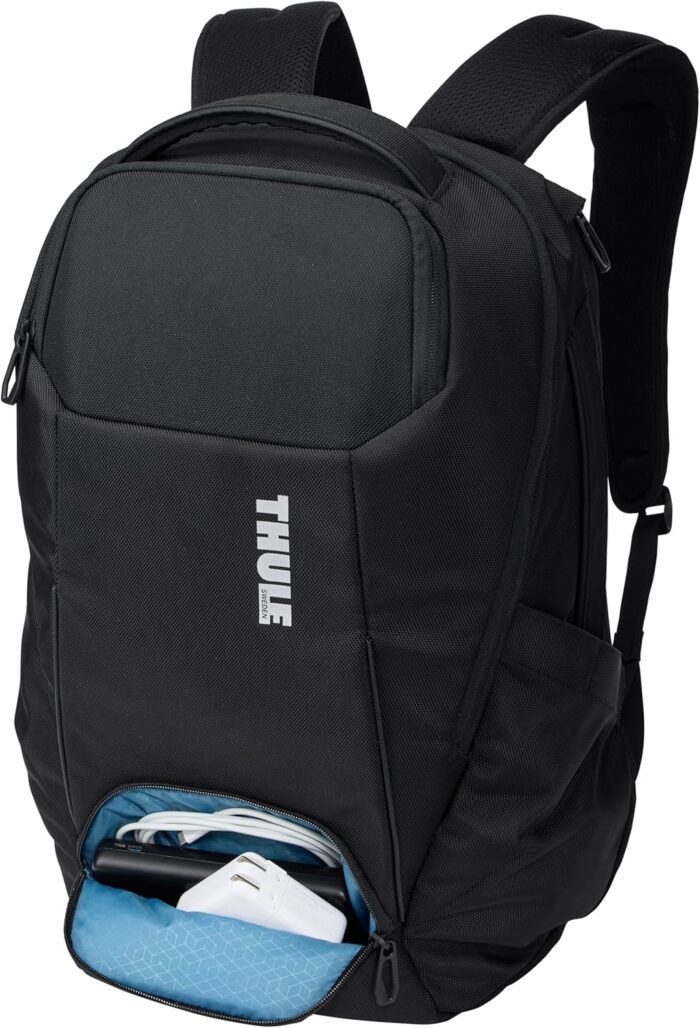 1747161175 thule accent laptop backpack new fits macbook hardshell protective compartment quick access front pocket side zipper pocket 100 recycled fabric hidden back pocket.jpg
