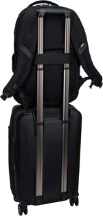 1747161178 thule accent laptop backpack new fits macbook hardshell protective compartment quick access front pocket side zipper pocket 100 recycled fabric hidden back pocket.jpg