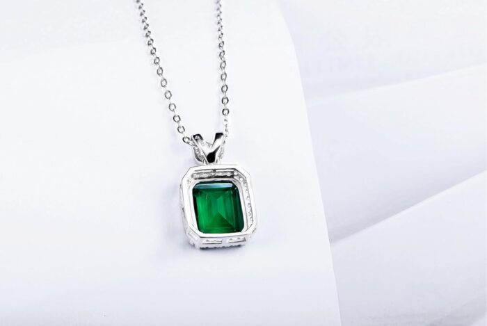1747163343 18k white gold plated silver necklace with lab grown blue sapphireamethystemeraldrubyzultanite adjustable chain 16 18 necklaces for women gift for her jewelry for women comes with gift box.jpg