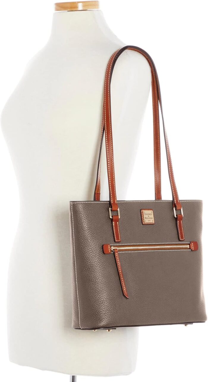 1747164195 dooney bourke tote bags for women large pebble grain leather shopper tote bag with zipper.jpg