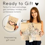 1747167941 happy lolli power shower gift set luxury bath accessories basket for women teen girls – includes body hair towel wrist bands headband face sponge more – empower your routine fresh in beige.jpg