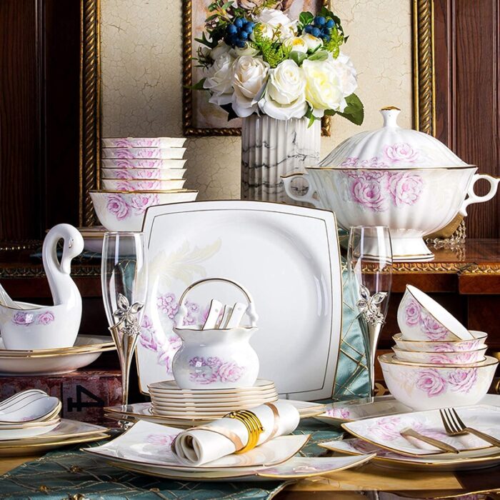 1747173143 temkin high end dinner setceramics dinnerware set 50 pieces gift box high end bone china dinner sets with tall feet soup pot and cereal bowl porcelain dishware set for wedding banquet.jpg