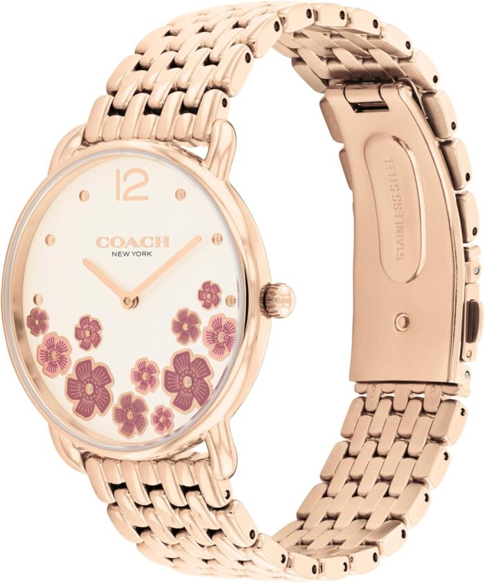 1747175595 coach elliot womens 2h quartz watch 36mm stainless steel bracelet colorful floral design premium fashion gift for her.jpg