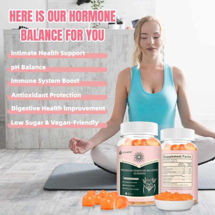 1747186345 pineapple gummies for women ph premium feminine balance gummies for women health immune support vegan gluten free halal 60 gummies 60 servings 2.jpg