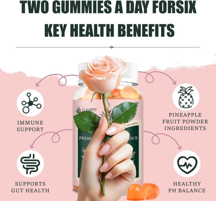 1747186347 pineapple gummies for women ph premium feminine balance gummies for women health immune support vegan gluten free halal 60 gummies 60 servings 2.jpg