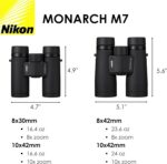 1747188565 nikon monarch m7 8x30 16763 black binoculars bundle with lens pen and cleaning cloth compact binoculars for adults for hunting bird watching and hiking essentials zoom lightweight travel.jpg