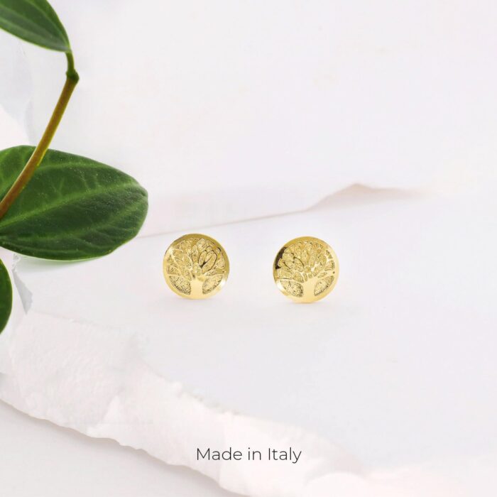 1747190794 lucchetta 14 karat yellow gold tree of life studs 14k solid gold earrings for women diameter 0.39in.jpg